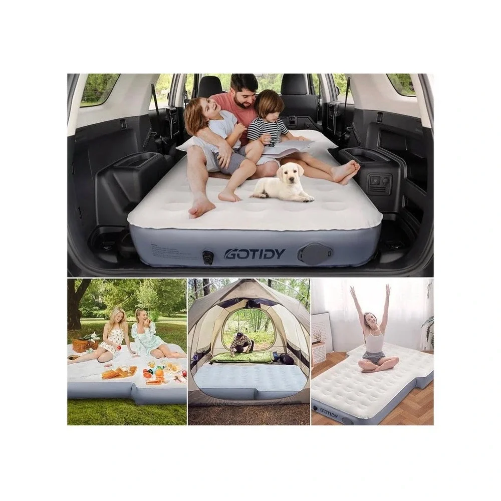 Jeep Mattress with Wireless Air Pump, 10Inch SUV Air Mattress Camping Bed for Je